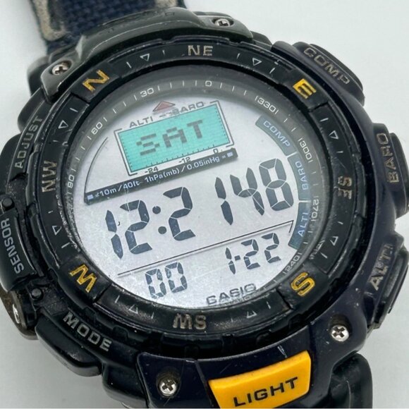 Casio Pathfinder Digital Watch PAG40 With Altimeter Barometer Working READ - Picture 5 of 14
